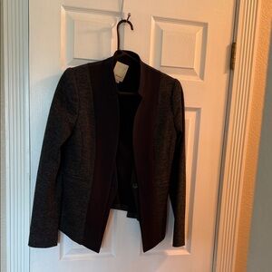 Elevenses Charcoal and Black Blazer